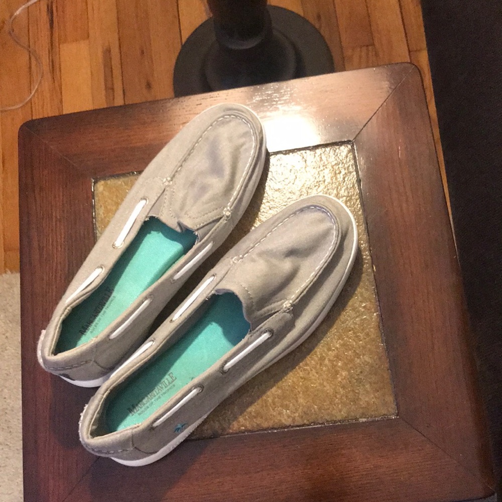 Great condition margaritaville gray boat shoes